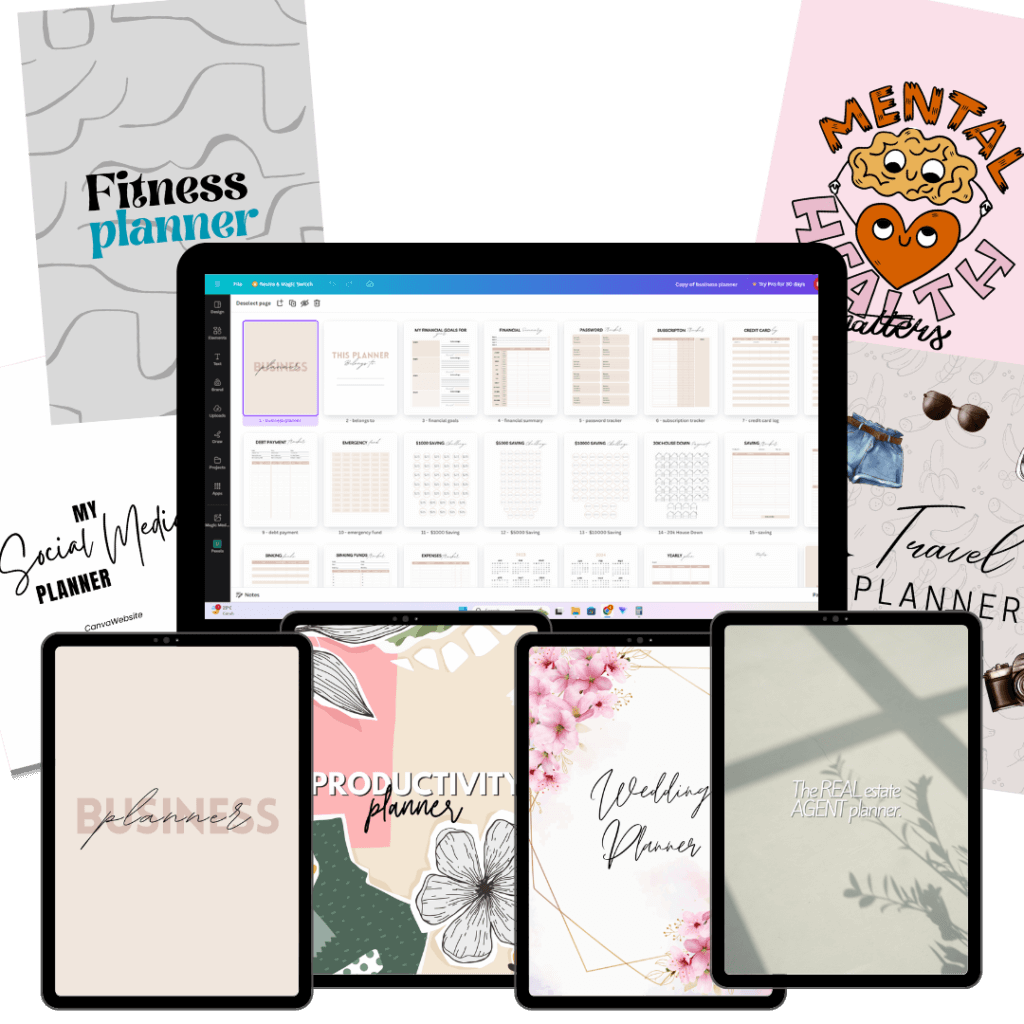 digital produk planner by tetanggadigital